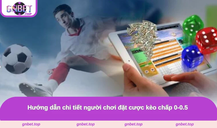 Hướng dẫn chi tiết người chơi đặt cược kèo chấp 0-0.5