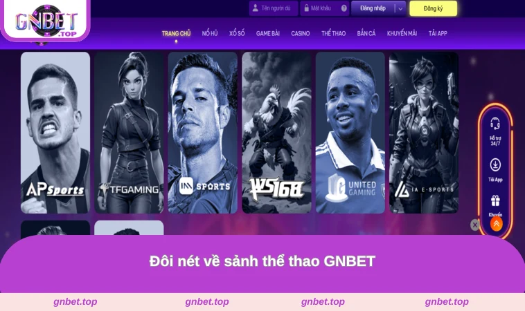 Đôi nét về sảnh thể thao GNBET