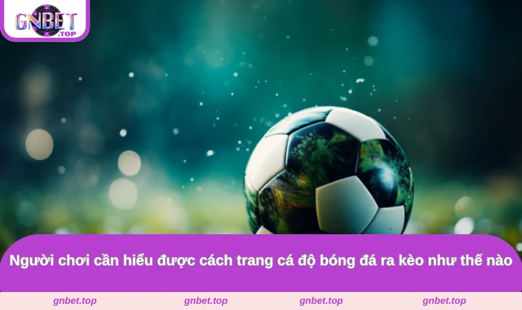 Người chơi cần hiểu được cách trang cá độ bóng đá ra kèo như thế nào
